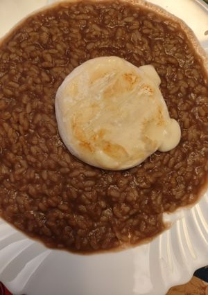 Foto di Risotto alla barbabietola con tomino🍚