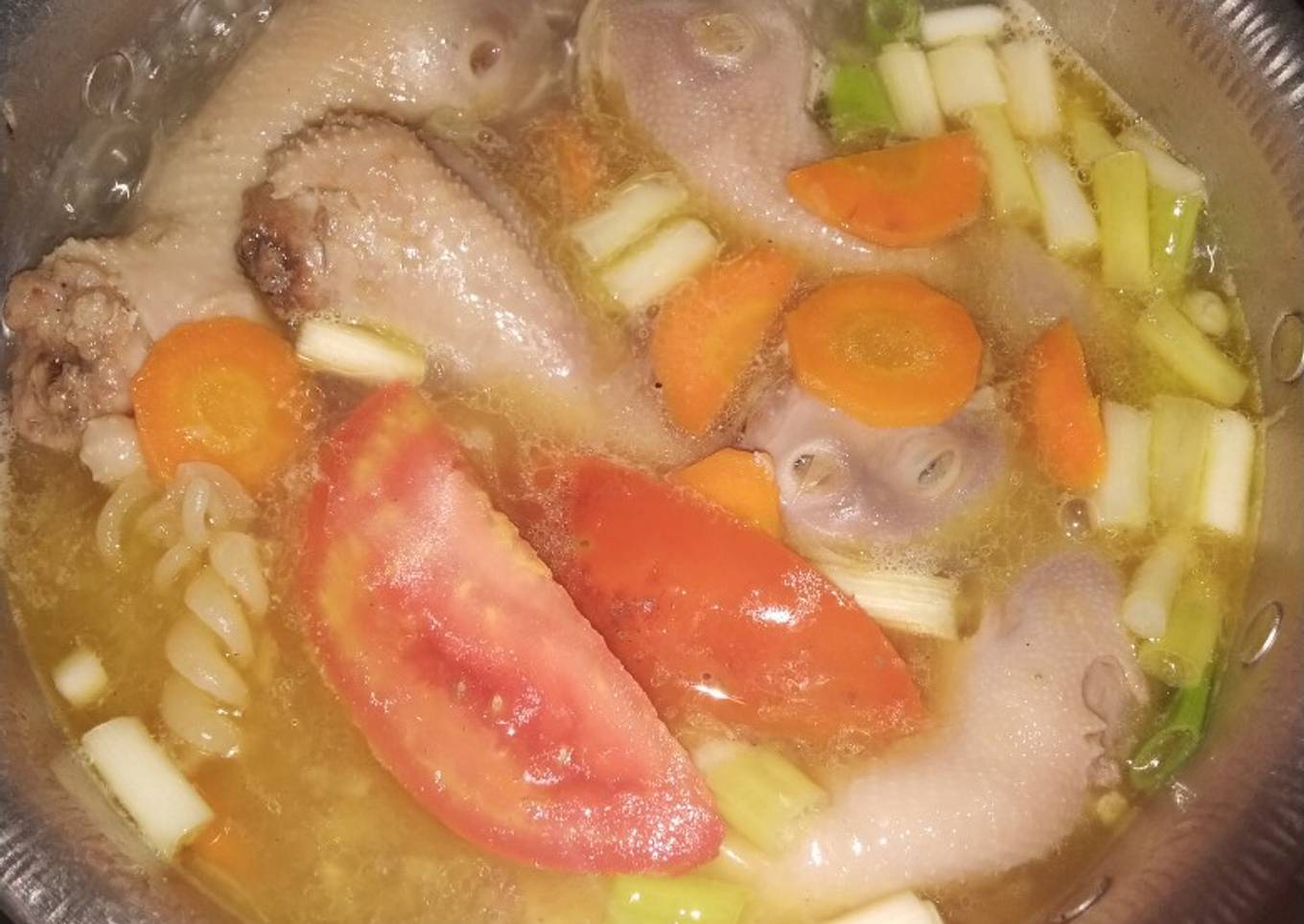 Sup ayam makaroni