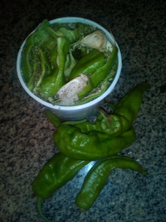 Una foto de Pimientos de mi huerta en vinagre