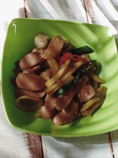 Foto resep Sosis Kentang Udang Saos Teriyaki