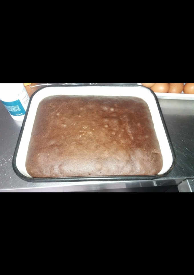 Una foto de Bizcochuelo de chocolate vegano/ para diabéticos súper fácil