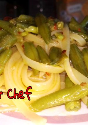 Foto di Linguine con Fagiolini