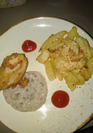 Foto resep Chicken with mushroom sauce