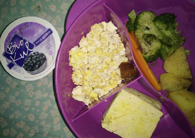 Ini dia! Resep termudah memasak Healthy food day 3 (tahu kukus) dijamin nagih banget