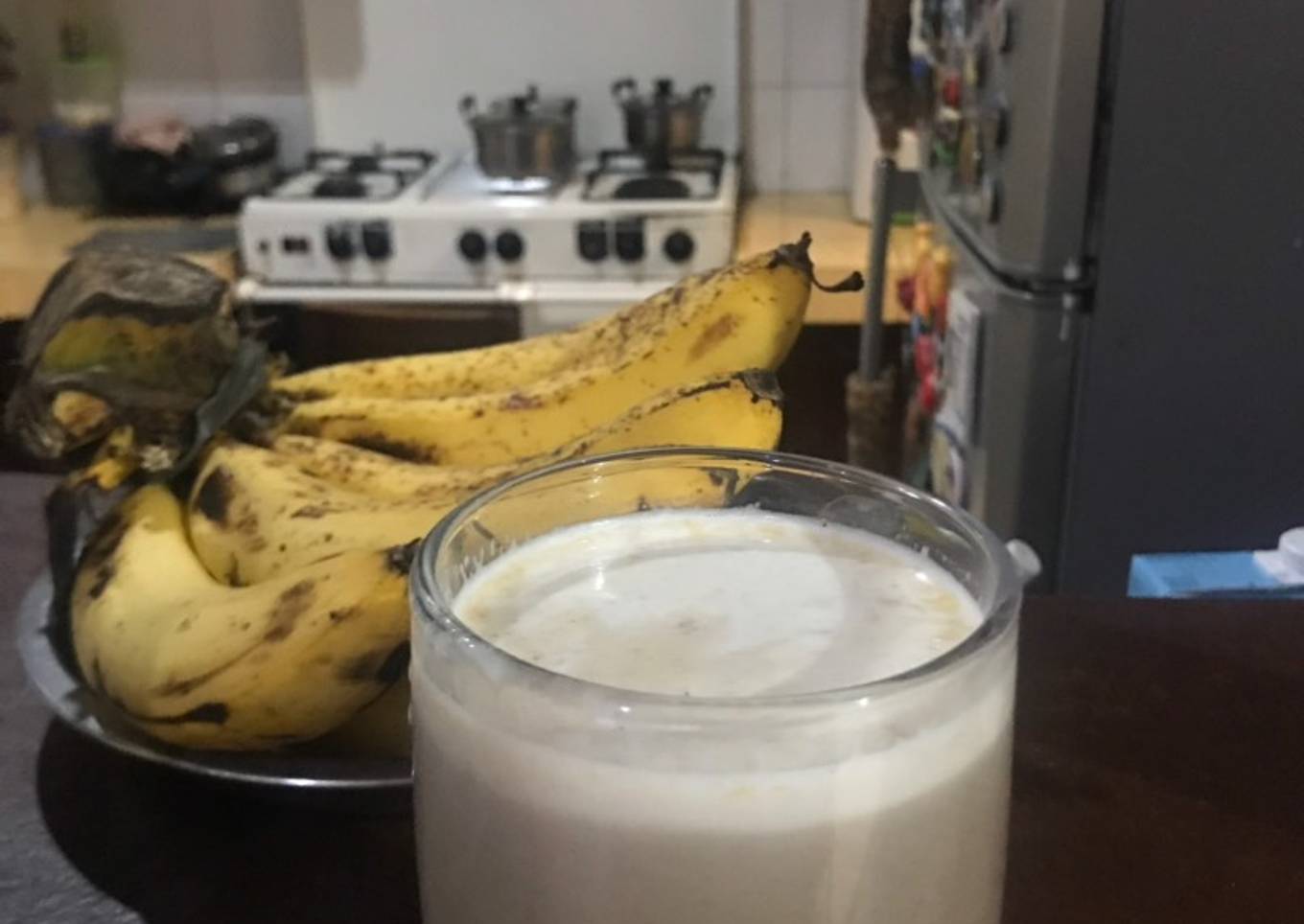 Homemade Banana Latti