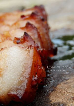 Hình của món CHAR SIU PORK (XÁ XÍU ct không ngũ vị hương).