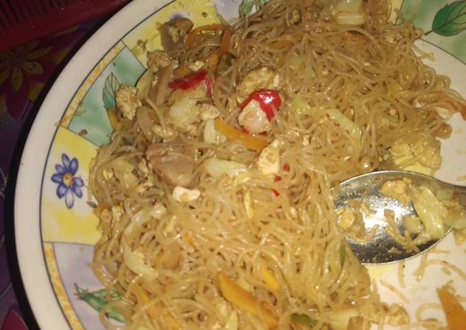 Resep Bihun goreng spesial Anti Gagal