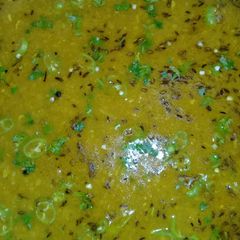 A picture of Spicy moong daal trka.