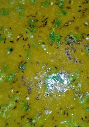A picture of Spicy moong daal trka.