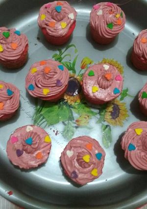 Foto resep Muffin mini red velvet