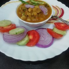 A picture of Spicy Chana Masala.