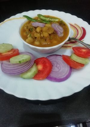 A picture of Spicy Chana Masala.