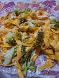 Nidos con oliva y brócoli