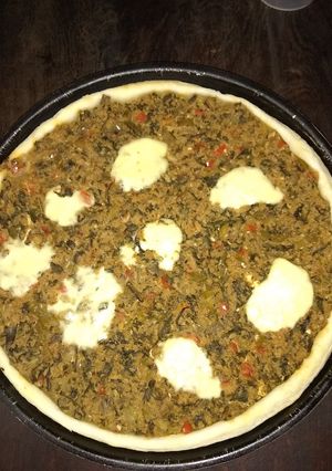 Una foto de Tarta de atún y acelga