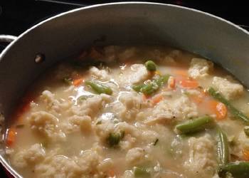 Easiest Way to Make Yummy Chicken dumpling soup
