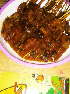 Foto resep Sate kikil bumbu kacang