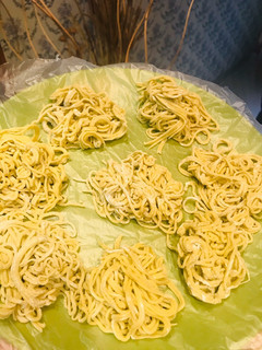 Foto resep Mie bayam homemade