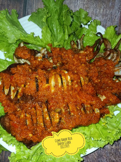 Foto resep 01. Cumi Bakar Rica-Rica
