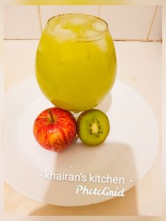 Kiwi and Apple juice ainihin hoton girkin