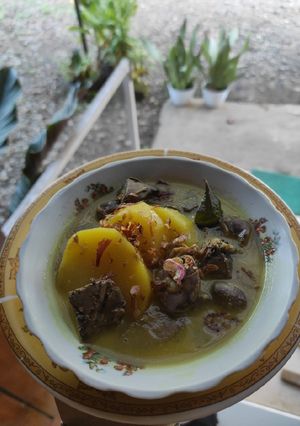 Foto resep Opor hati ayam kentang