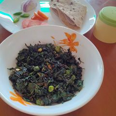 Methi bhaji A picture of Methi bhaji.