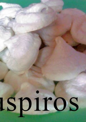 Una foto de Suspiros sin batidora