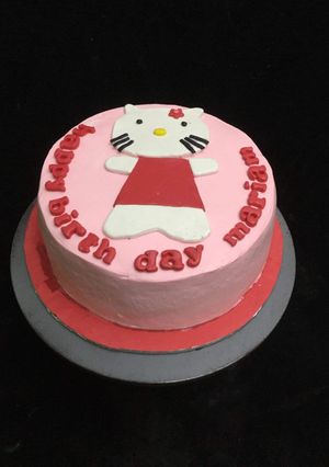 A picture of Kitty cake.