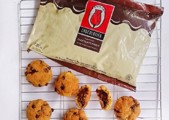 Cara Gampang Membuat Soft Cookies Chocolate chips Anti Gagal