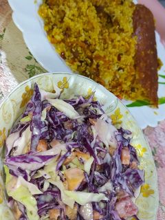 عکسی از دستور سالاد کلم بنفش