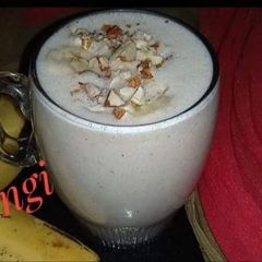 A picture of Banana Almond Butter Smoothie.