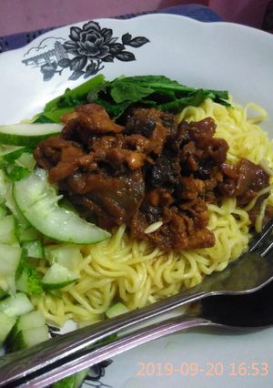Foto resep Mie ayam simpel