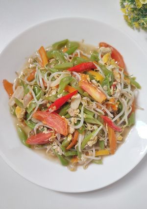 Foto resep Tumis sayur buncis wortel toge