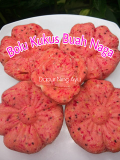 Foto resep 79. Bolu Kukus Buah Naga