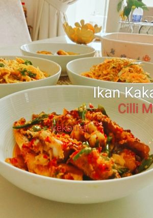 Foto resep Ikan Kakap Cilli Merah