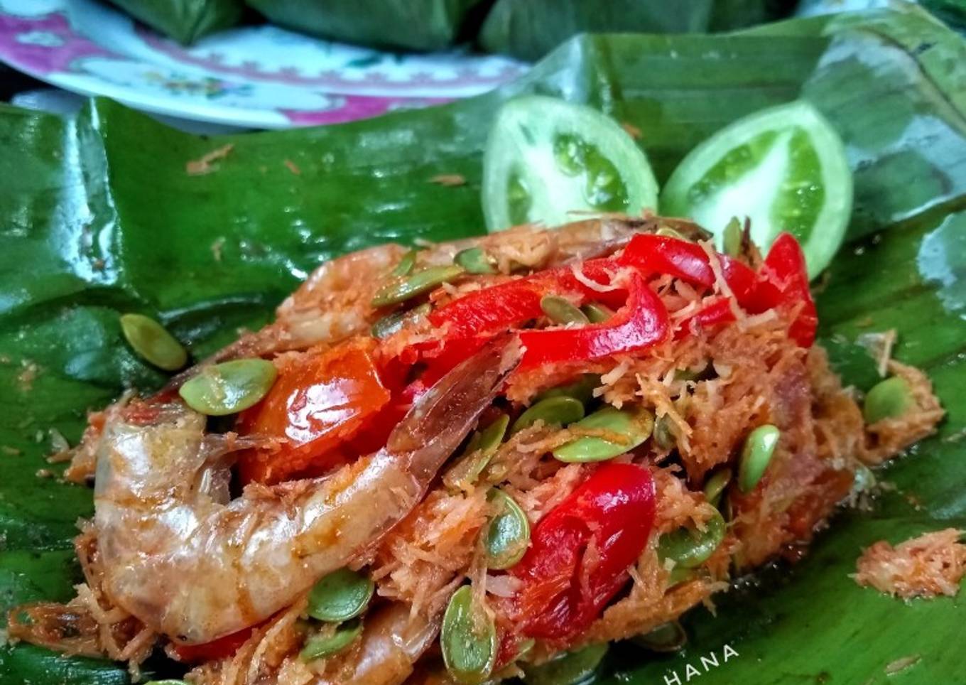 Botok Udang Lamtoro