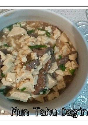 Foto resep Mun Tahu Daging Supeer Simple