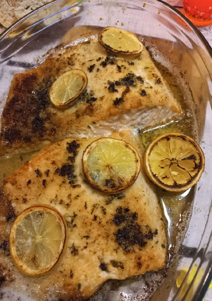 Una foto de Salmón al limón 🍋