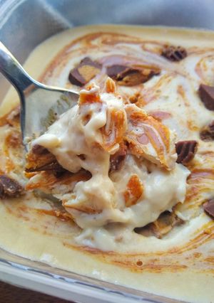 A picture of Protein Ice Cream (Salted Caramel & Peanut Butter).