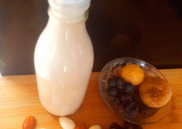 Recipe of Super Quick Homemade Almond Milk