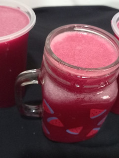 A picture of Beetroot juice.