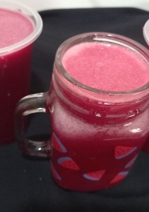 A picture of Beetroot juice.