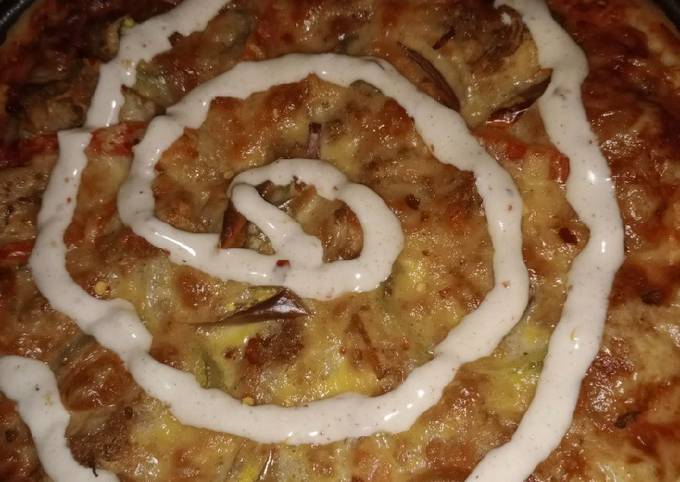 Malai Boti Pizza🍕😋