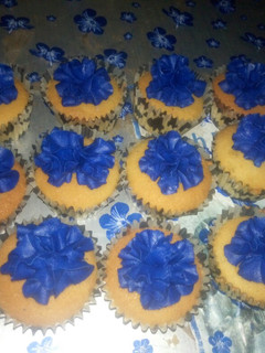 A picture of Vanilla cupcakes.