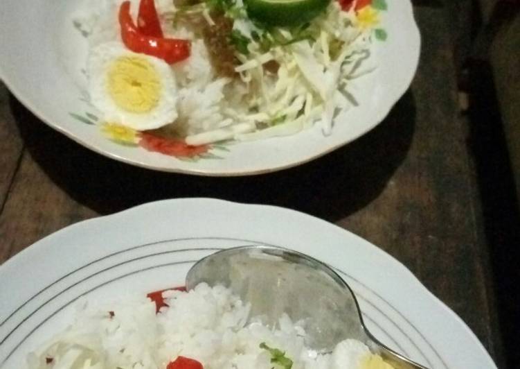 Cara Gampang Membuat Soto ayam bumbu lilik Anti Gagal