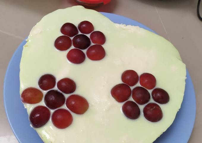 Resep: No Baked Melon Cheesecake (Cheesecake Melon Tanpa Oven) Ekonomis Untuk Jualan