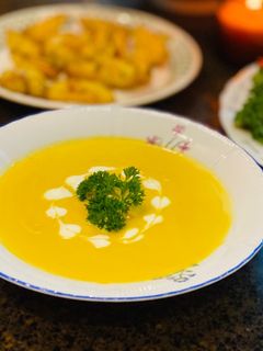 Hình của món Súp Bí Đỏ.