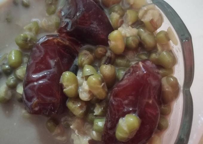 Langkah Mudah untuk Membuat Sarapan Sehat : kacang hijau, kurma, susu yang Lezat Sekali