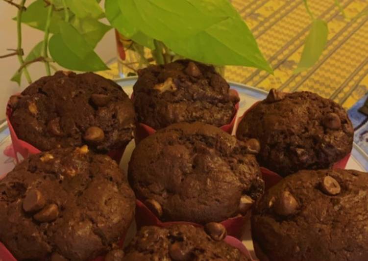 Muffin Pisang coklat