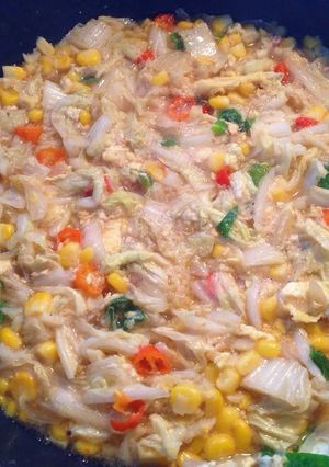 Foto resep Capcay Jagung Telur Pedas (no MSG)