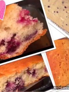 A picture of Blueberry cake.